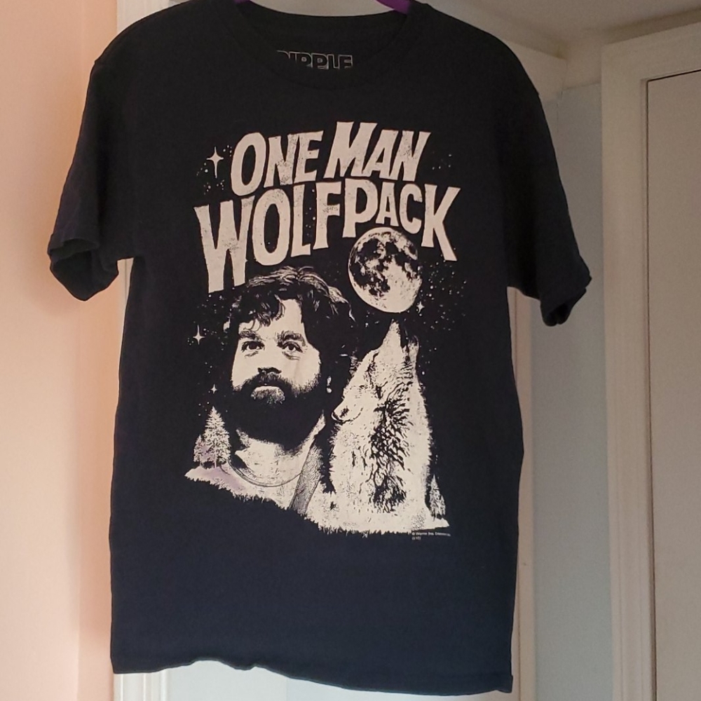 Vintage The Hangover movie t shirt One Man Wolfpack small